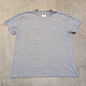 VTG 90s Nike Gray Swoosh Shirt USA Made